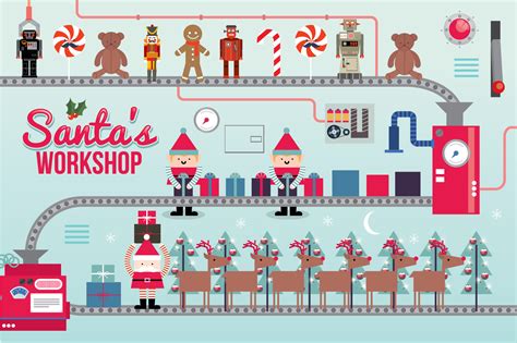 Santa's Workshop Templates for Google Slides