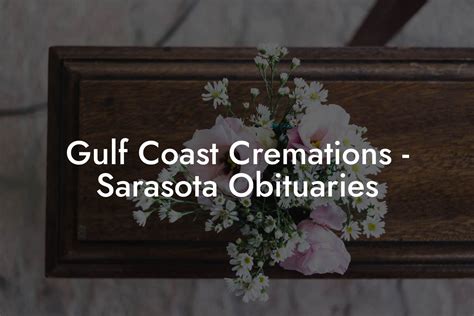 Sarasota Obituary Resources