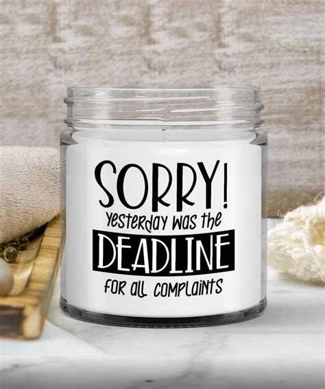 Sarcastic sayings add a touch of humor to your candle labels