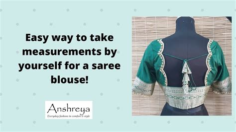 Tips for Taking Accurate Measurements for Saree Blouse