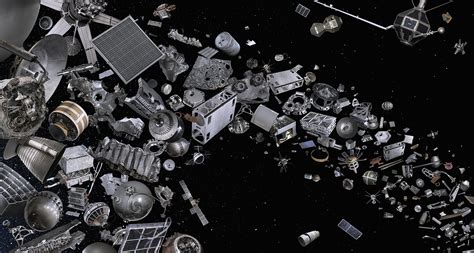 Satellite Debris Field