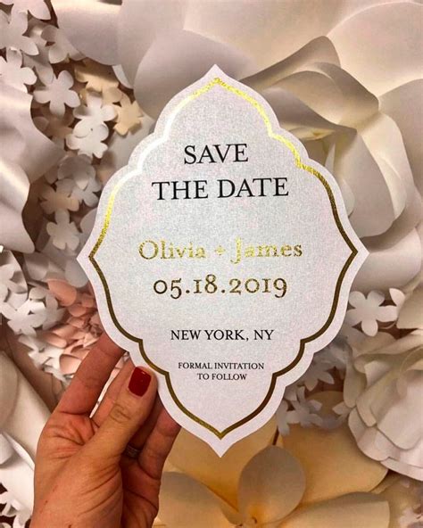 Save the Date Announcement Etiquette Example