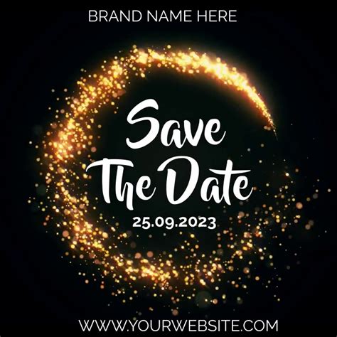 Save the Date Flyer Template 1