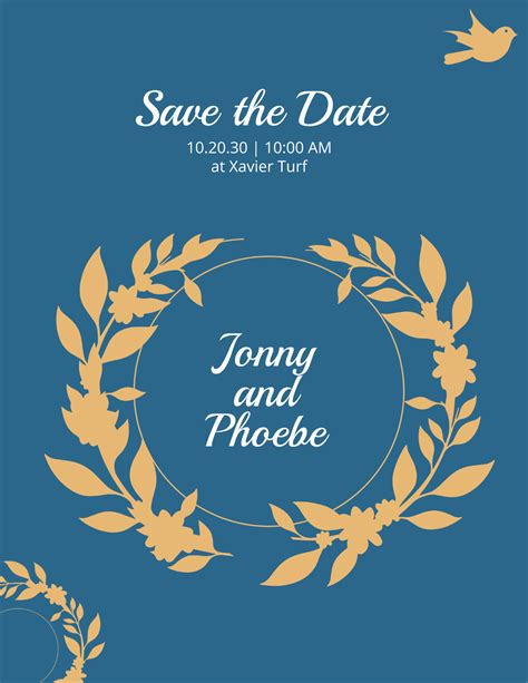 Save the Date Flyer Template 10