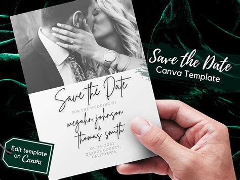 Save the Date Template Canva