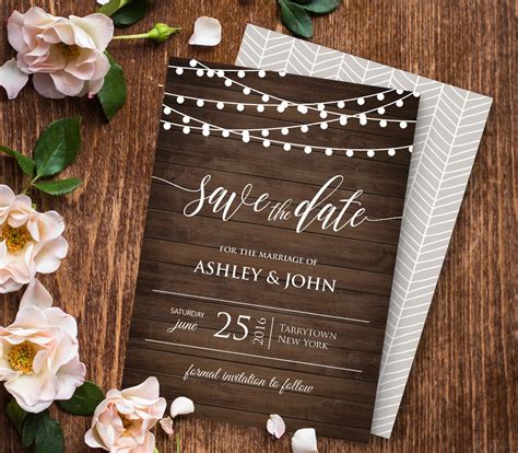 Save the Date Template Design Ideas