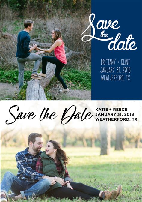 Save the Date Template Design