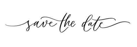 Save the Date Template Fonts