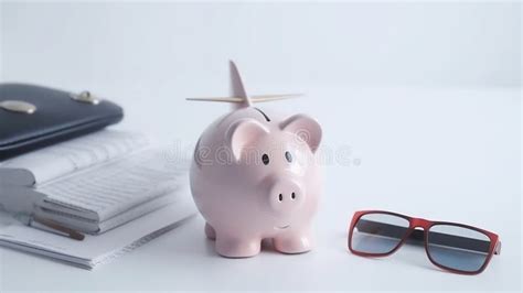 Saving Money with Airplane Piggy Bank