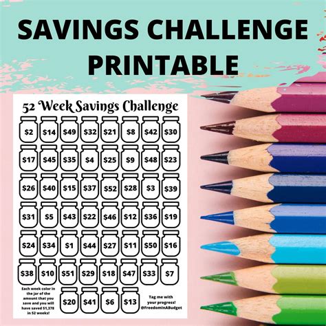 Savings Challenge Ideas