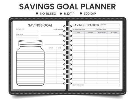 Savings Goal Template