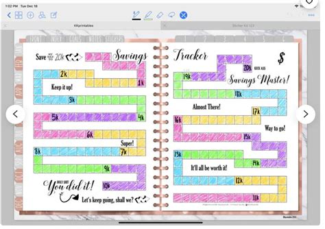 Savings Journal Example