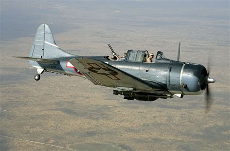 SBD Dauntless in flight