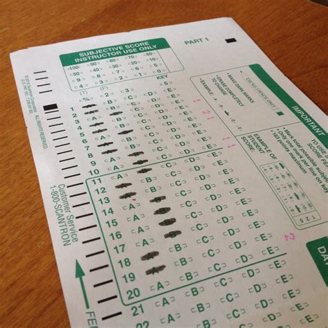 Common Mistakes to Avoid with Scantron Sheets