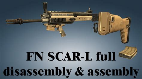 SCAR 17 disassembly