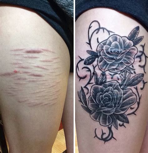 Scar Tattoo Coverup Results