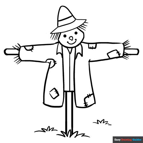 Scarecrow Coloring Page 10