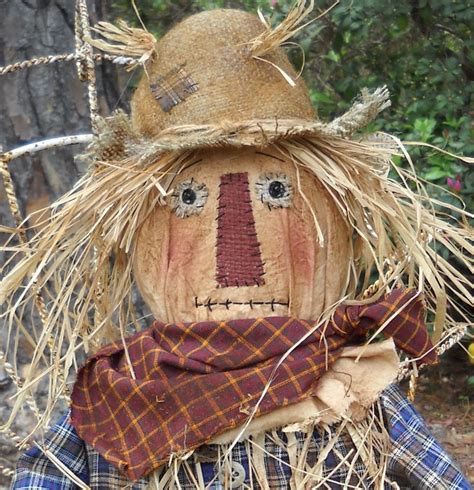 Scarecrow faces for New Year