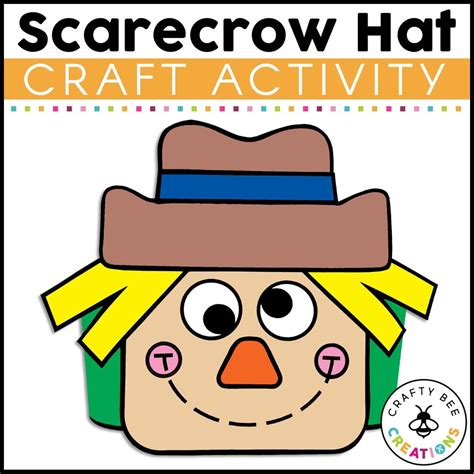 Scarecrow Hat Craft for Fall and Halloween