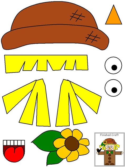 Scarecrow Hat Printable for Fall Decorations