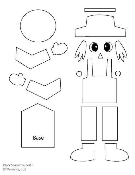 Scarecrow Printable Template