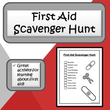 First-Aid Kit for Scavenger Hunt