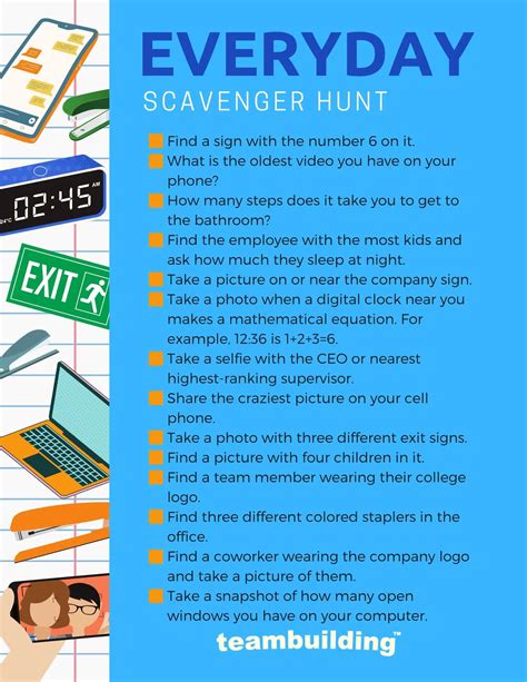 Scavenger Hunt Ideas for Corporate Events