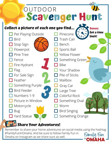 Scavenger Hunt Ideas for Family Outings