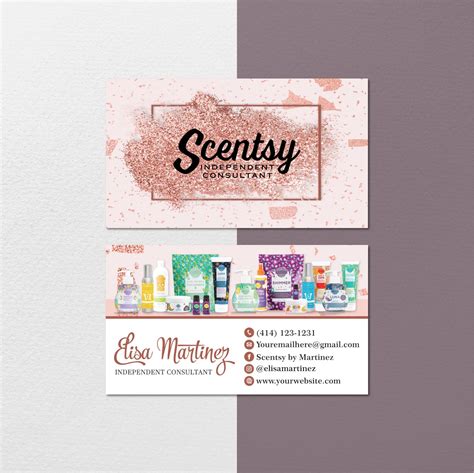 Scentsy Business Card Design