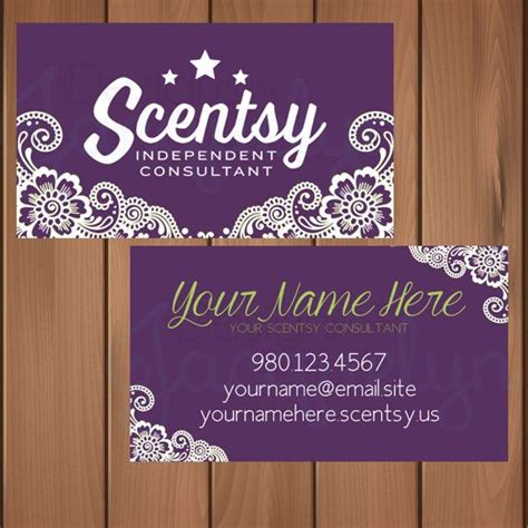 Scentsy Business Card Examples