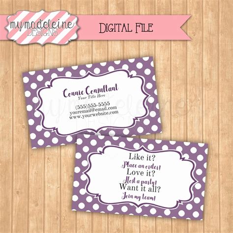 Scentsy Business Card Template