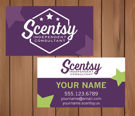 Scentsy Consultant Business Card Ideas