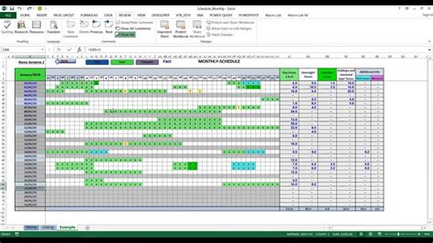 Schedule Excel Macro