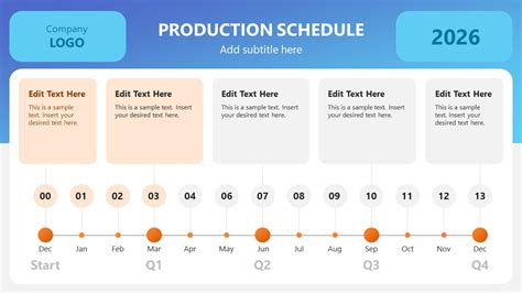 Schedule PowerPoint Template 3