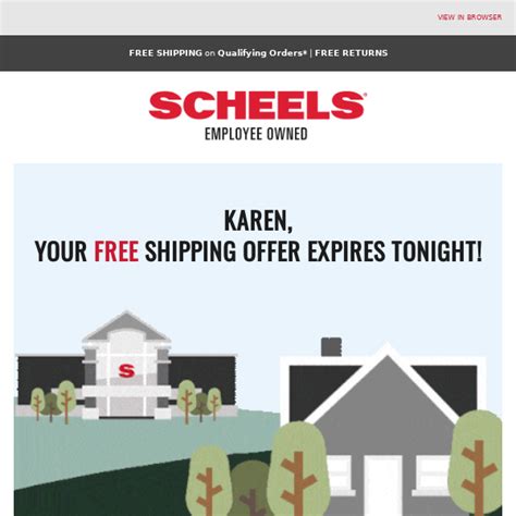 Scheels Shipping Options