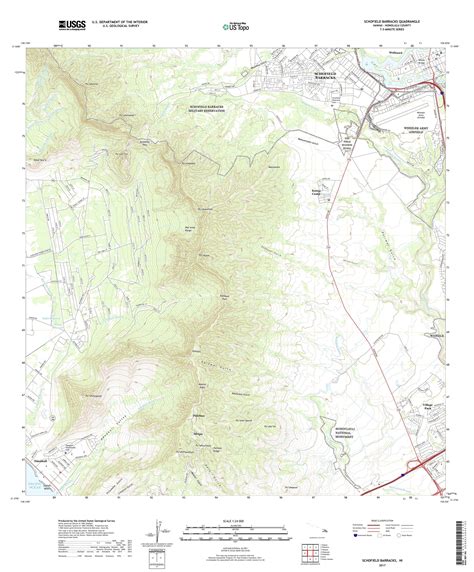 Map of Schofield Barracks