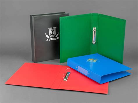 School binders with removable labels