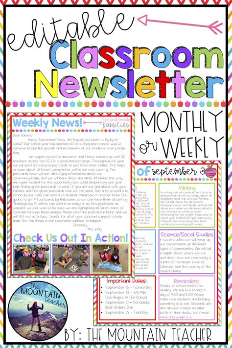 School Newsletter Template