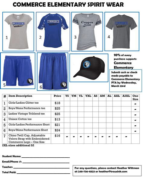 School Spirit Wear Design Templates