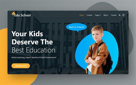 School website template