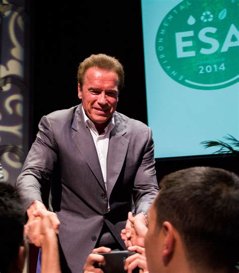 Schwarzenegger addressing environmental policy