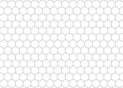 A sci-fi themed hex grid printable