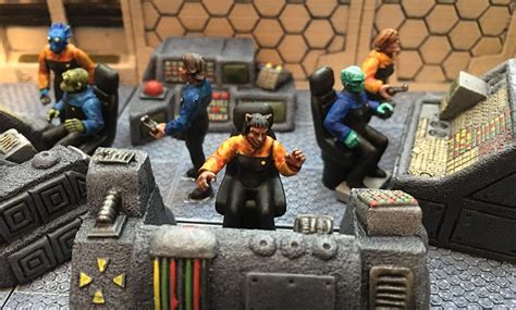 A 3D printed sci-fi miniature