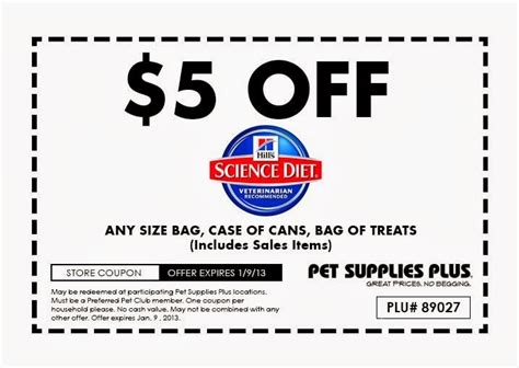 Look for Science Diet coupons online