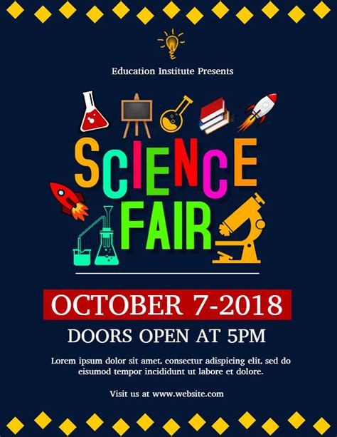 Science Fair Template Design