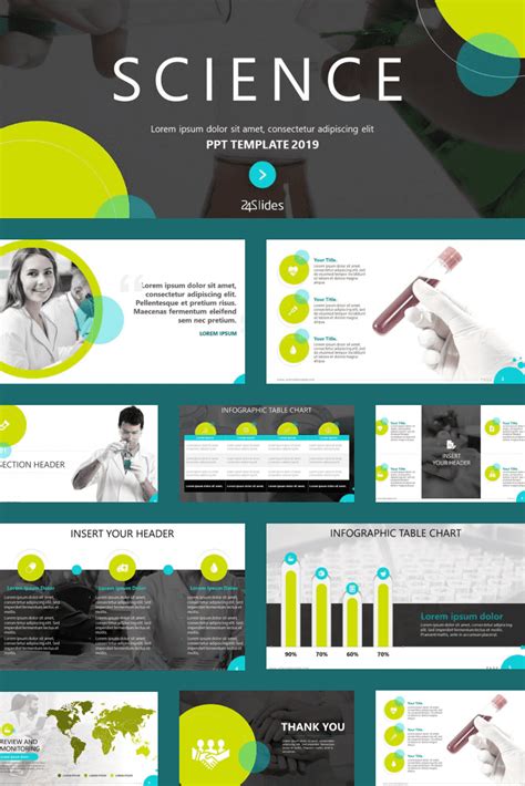 Science Presentation Template Layout