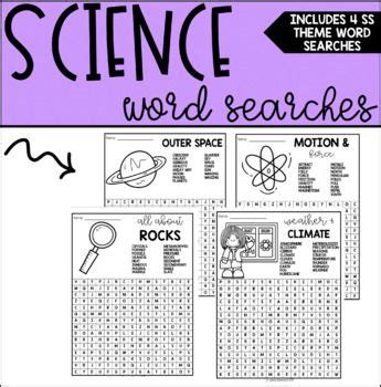 Science-themed Word Search