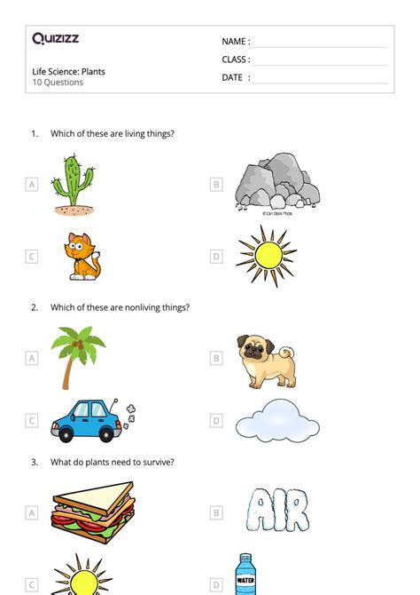 Animal Habitats Worksheet