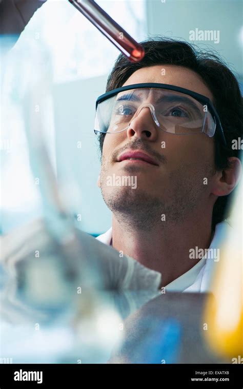 A scientist conducting an experiment