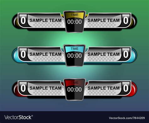 Scoreboard Template Design